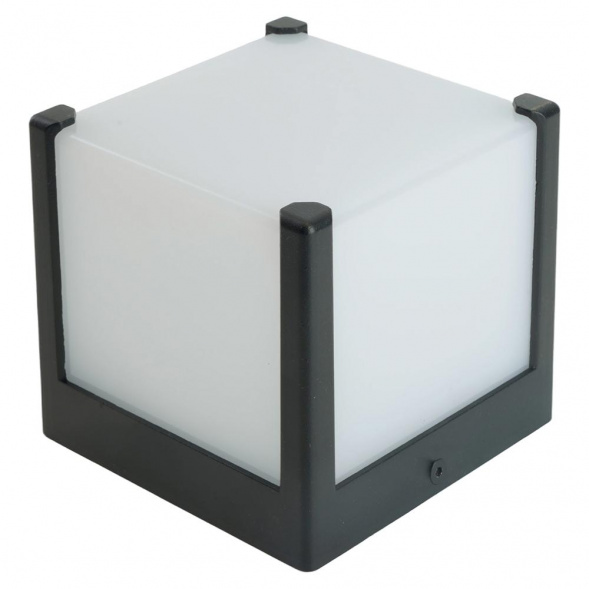 Светильник садово-парковый Feron DH0606, на стену, GX53 230V, черный 51336