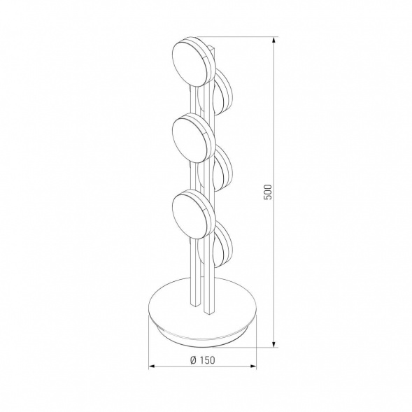 Настольная лампа Eurosvet Tapioca 90332/6