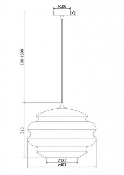 Подвесной светильник Maytoni P078PL-01CG