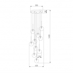 Подвесная люстра TK Lighting 5944 Nilos