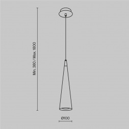Подвесной светильник Maytoni Nevill P318-PL-01-W