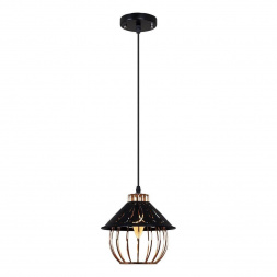 Подвесной светильник Reluce 02503-0.9-01 BK+GD