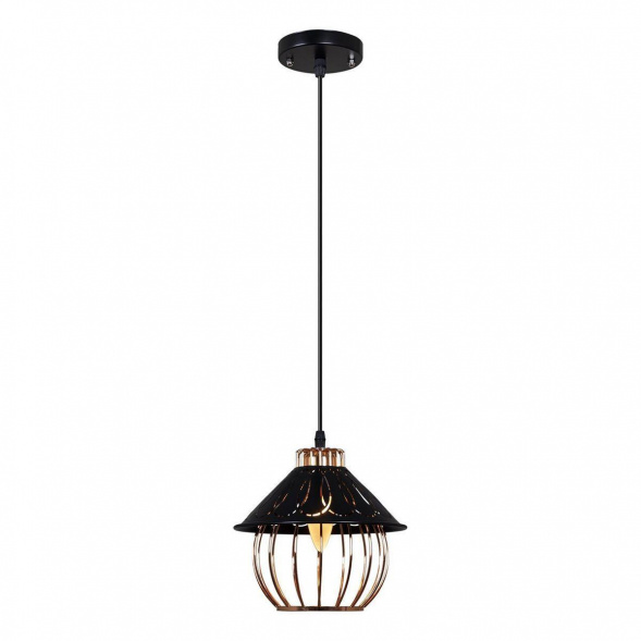 Подвесной светильник Reluce 02503-0.9-01 BK+GD