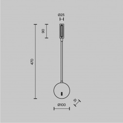 Бра Maytoni Stem C035WL-L3W3K