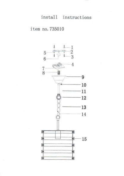 Подвесной светильник Lightstar Epsilon 735010