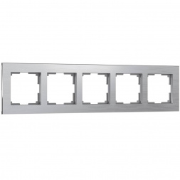 Рамка на 5 постов Werkel Aluminium алюминий W0051706 4690389158087