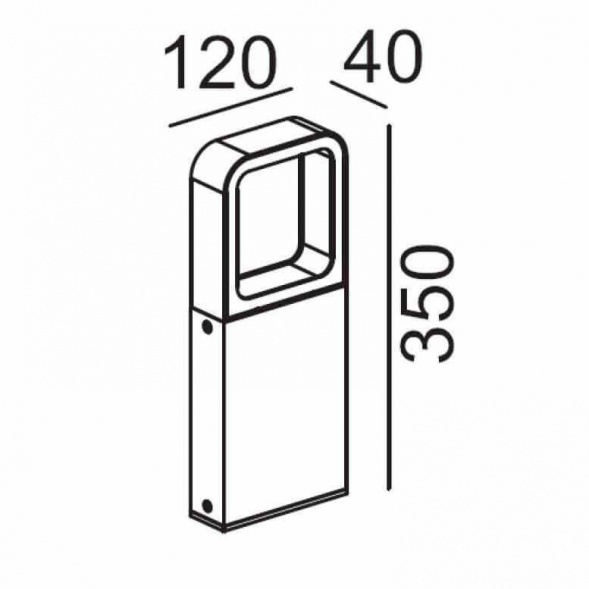 Уличный светодиодный светильник Lucide Trywo 27867/35/30