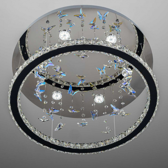 Люстра хрустальная с пультом Citilux ETERA CL322050