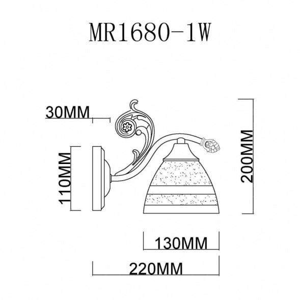 Бра MyFar Nile MR1680-1W