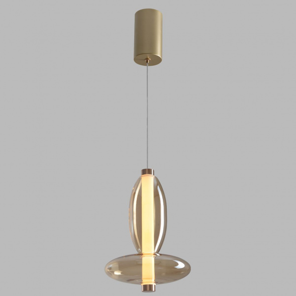 Подвесной светодиодный светильник Crystal Lux Quasar SP10W Led Amber