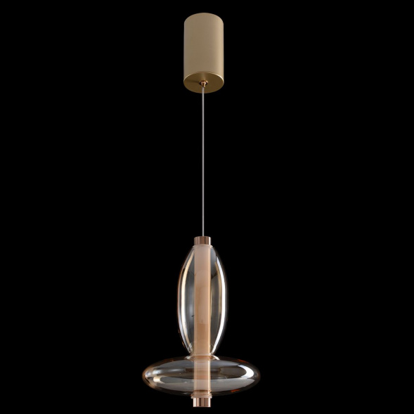 Подвесной светодиодный светильник Crystal Lux Quasar SP10W Led Amber