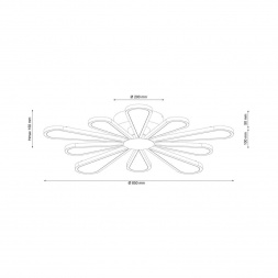 Потолочная люстра Lucia Tucci Miracoli 202.10 LED