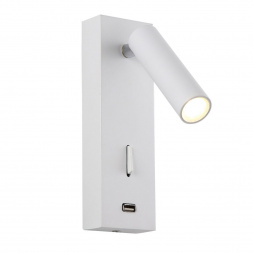 Настенный светильник Crystal Lux CLT 210W USB WH