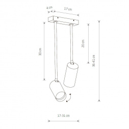 Спот Nowodvorski Mono Long 7730
