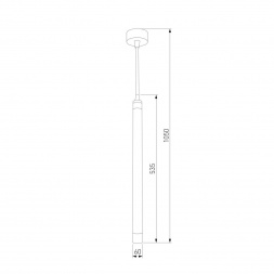 Подвесной светильник Eurosvet 50133/1 LED бронза