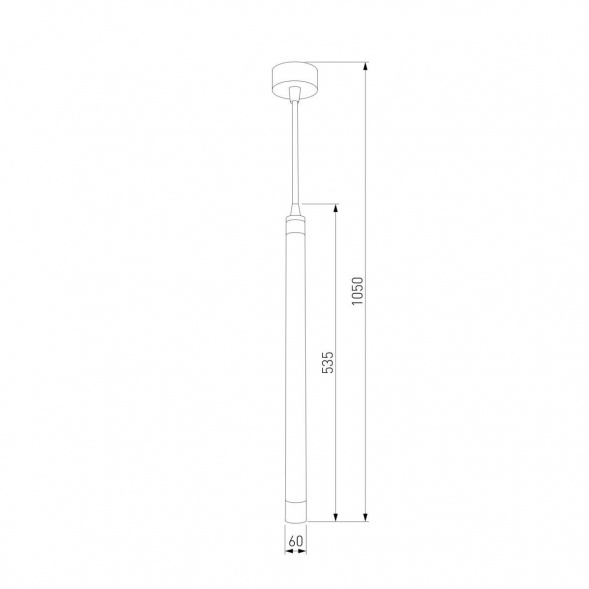 Подвесной светильник Eurosvet 50133/1 LED бронза