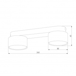Потолочная люстра TK Lighting 3391 Space White