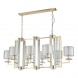 Подвесная люстра Crystal Lux Nicolas SP8 L1000 Gold/White