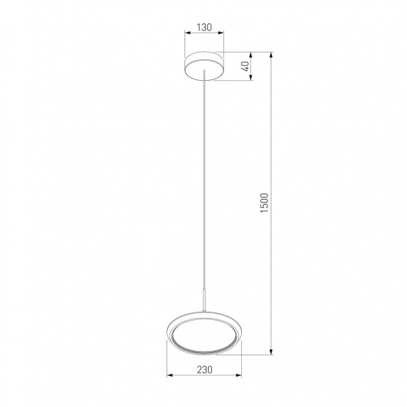 Подвесной светодиодный светильник Eurosvet Crespella 90034/1 золото