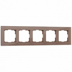 Рамка на 5 постов Werkel Favorit латте W0051142 4690389183478