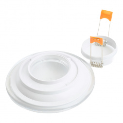 Светильник встраиваемый Feron DL8270 потолочный MR16 G5.3 прозрачный, белый 51151