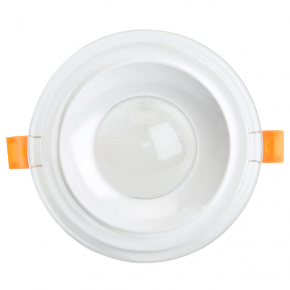 Светильник встраиваемый Feron DL8270 потолочный MR16 G5.3 прозрачный, белый 51151