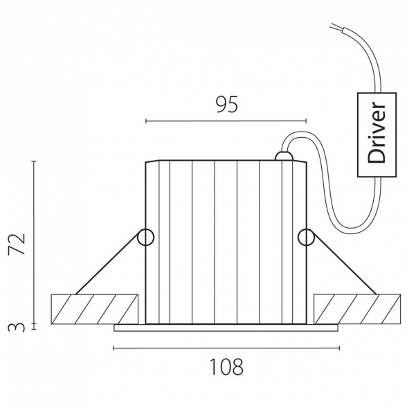 Светильник светодиодный уличный Ciclone Lightstar 385136