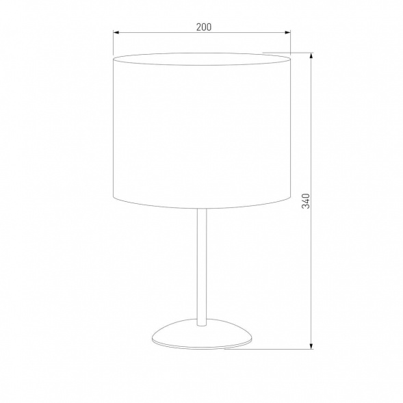 Настольная лампа TK Lighting 5278 Tercino Blue