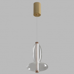 Подвесной светодиодный светильник Crystal Lux Quasar SP10W Led Transparent