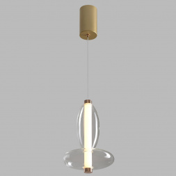 Подвесной светодиодный светильник Crystal Lux Quasar SP10W Led Transparent