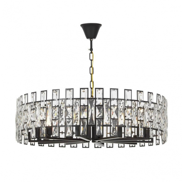 Подвесная люстра Lumina Deco Florina LDP 7041-800 BK