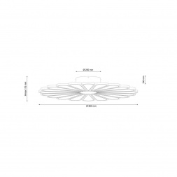 Потолочная люстра Lucia Tucci Miracoli 203.20 LED