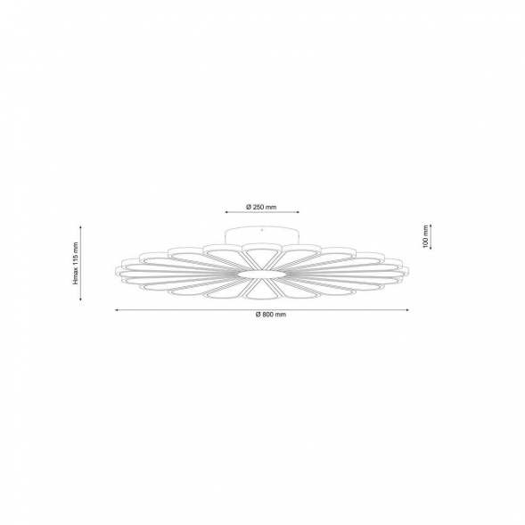 Потолочная люстра Lucia Tucci Miracoli 203.20 LED