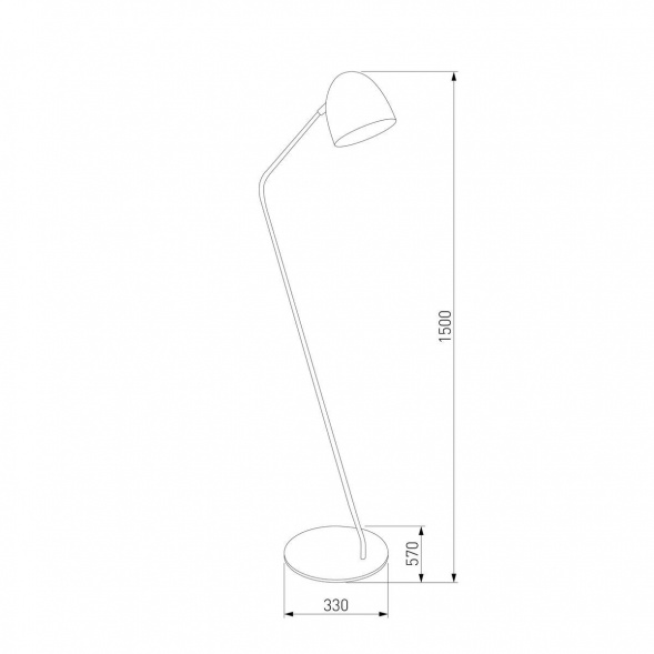 Торшер TK Lighting 5037 Soho Black