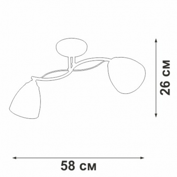 Потолочная люстра Vitaluce V3943-9/2PL