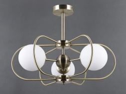 Потолочная люстра Elvan LU-39814/3-E27-BrWh