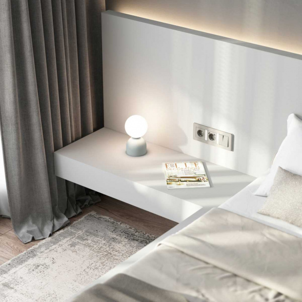 Перекрестный выключатель двухклавишный (дымчатый) W1223004/ a069460