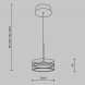 Подвесной светодиодный светильник Maytoni Dress code MOD348PL-L14BBS3K