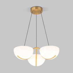 Подвесная светодиодная люстра Eurosvet Emisfero 50083/3 LED золото