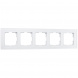 Рамка на 5 постов Werkel Favorit белый матовый W0051105 4690389160103