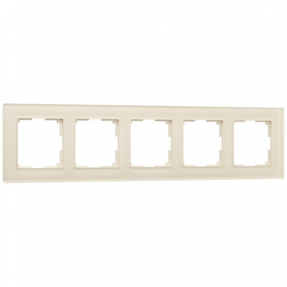 Рамка на 5 постов Werkel Favorit молочный W0051141 4690389183461