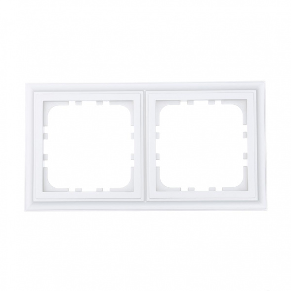 Рамка LK Studio 2-постовая (белый) CLASSIC 894204-1