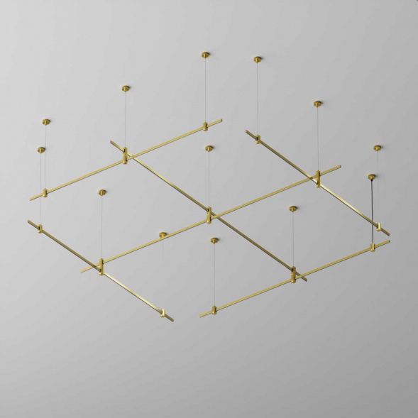 Шинопровод Maytoni Technical Flarity латунь 2м TRX154-112BS