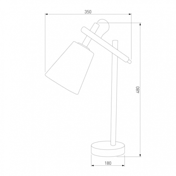 Настольная лампа TK Lighting 668 Vaio Grafit 1