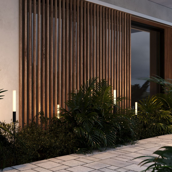 Ландшафтный светодиодный светильник Maytoni Outdoor Flare O487FL-L3GF3K