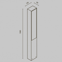 Ландшафтный светильник Maytoni Outdoor O470FL-L20GF3K