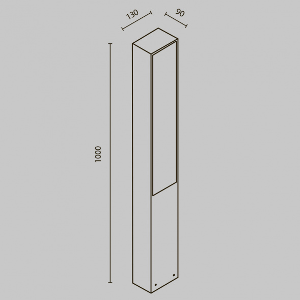 Ландшафтный светильник Maytoni Outdoor O470FL-L20GF3K