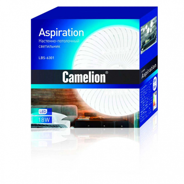 Настенно-потолочный светильник Camelion LBS-6301 14304