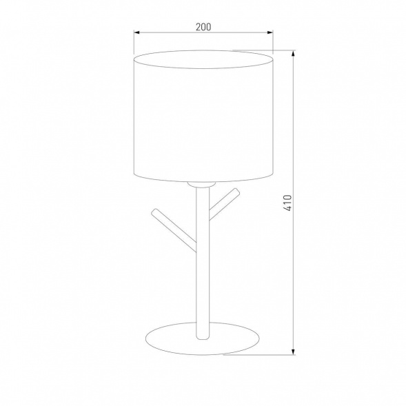 Настольная лампа TK Lighting 5571 Albero White