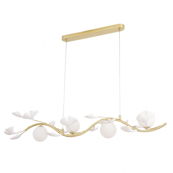 Подвесная люстра Crystal Lux Colibri SP4 Gold